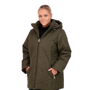 Chaqueta de Invierno Acolchada para Mujer, Chaqueta Larga de Plumón con Relleno de Algodón, Abrigo de Invierno - Product Image 3