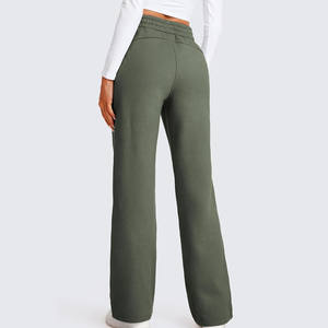 Pantalon de survêtement en coton personnalisé pour femme, taille haute, pour le sport et l'entraînement, vente en gros, design personnalisé, prix abordable - Product Image 6