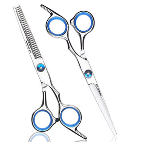 Haircut Scissors Set Stainless Steel <b>Barber</b> Shears Sharp <b>Blades</b> Custom Design for Home Salon Use By Apto Enterprises - Product Image 4