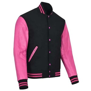 OEM Custom <b>Baseball</b> Letterman Varsity <b>Jacket</b> Geometric Stand <b>Men</b> Women High Quality High Street Printed 100% Wool Front Winter - Product Image 1