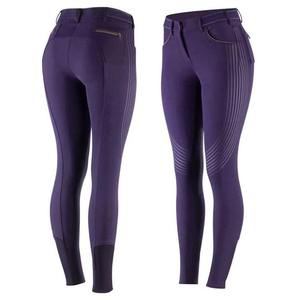 Pantalons d'équitation pour femmes avec grip en silicone, leggings d'équitation extensibles, vêtements de sport, fournisseur OEM - Product Image 6