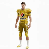 Conjunto de Uniforme de Fútbol Americano para Hombre, Jersey y Pantalones Transpirables y Duraderos, Ropa Deportiva Personalizada para Equipos