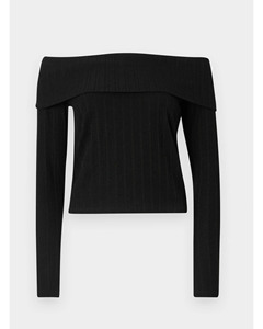 Haut de sport respirant en modal pour femme, coupe ajustée, à manches longues et épaules dénudées, avec logo personnalisé sur le devant, idéal pour le yoga et le fitness - Product Image 3