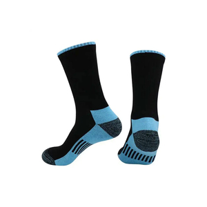 wholesale mens custom logo crew <b>socks</b> colorful cotton athletic gym <b>socks</b> breathable cushioned <b>running</b> sports performance - Product Image 1