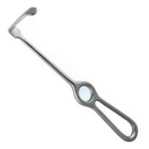 Retractor de sujeción de tejido quirúrgico Manual Langenbeck 55mm X 11mm Retractor de laboratorio dental en forma de L hecho de acero - Product Image 2