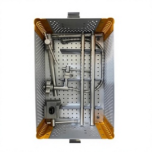 Système d'opérations tubulaires pour la chirurgie de la colonne vertébrale MIS, ensemble d'instruments, boîte de stérilisation, instruments chirurgicaux orthopédiques réutilisables CE - Product Image 2