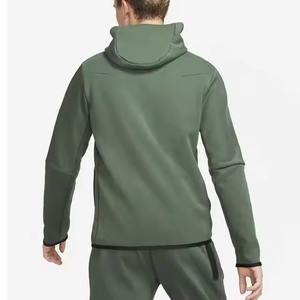 Conjunto de chándal acampanado personalizado para hombre, estilo urbano, con estampado 3D en relieve, sudadera con capucha y pantalón jogger, bajo sólido con corte a la cuchilla y gráfico, venta al por mayor - Product Image 2