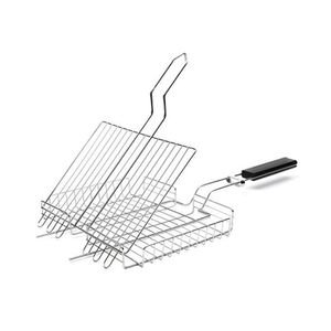 Panier de cuisson en acier inoxydable pour barbecue au gaz, barbecue au charbon de bois et applications de cuisson sur feu ouvert - Product Image 6
