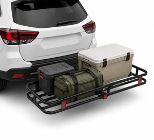 Porte-bagages arrière en acier robuste pour attelage de 2 pouces, capacité 500 lbs, pour SUV, camion, voiture, remorque GAPCAR004 - Product Image 1
