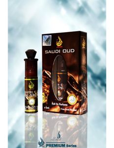 AL MAS Saudi Oud Premium Attar Perfume en Roll-On 6ML |   Aceite de Perfume Oud Unisex de Larga Duración |   Fragancia Árabe Sin Alcohol - Product Image 1