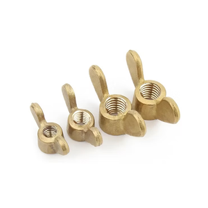 Tornillo de mariposa de latón con cabeza de mariposa para apriete manual, para aplicaciones en maquinaria, ferretería y muebles - Product Image 1