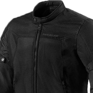 CE Approved Polyester Cordura Motorcycle <b>Racing</b> <b>Jacket</b> with Stand Collar Pattern Front Logo-Best Design for Motorbike Riding - Product Image 4