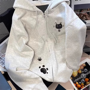 Women <b>Hoodies</b> Spring And Autumn <b>Thin</b> Collection Fashion Trends Versatile Casual Lazy Wind 2026 New Cute Girl Latest Design - Product Image 6