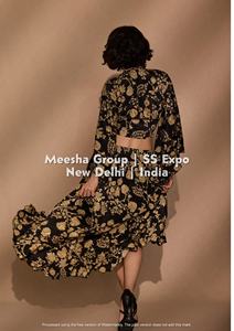 Ensemble coordonné à imprimé floral pour femme – Haut court dos nu à nouer avec jupe à volants asymétrique – Assortiment - Product Image 6