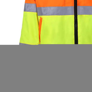Chaqueta de Seguridad Impermeable de Alta Visibilidad, Ropa de Trabajo Reflectante con Capucha, Abrigo de Invierno para Construcción Industrial, Cómodo, Servicio OEM - Product Image 3