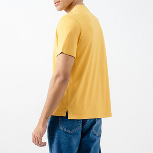 T-shirts pour hommes écologiques, à séchage rapide, de haute qualité, coupe slim, nouvelle mode, décontractés, respirants, 440g, grandes tailles, logo personnalisé - Product Image 2