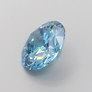 Diamant CVD rond exclusif de 3,07 carats, bleu vif fantaisie, clarté VS1, polissage excellent, pierre précieuse cultivée en laboratoire, non montée. - Product Image 4