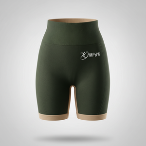 Shorts de sport sans couture respirants pour femme, taille haute, effet scrunch, compression fessier, style streetwear, pour le yoga, le fitness et le cyclisme - Product Image 1