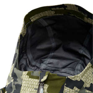 Veste de chasse imperméable camouflage pour homme, veste softshell à capuche respirante coupe-vent pour la randonnée, l'escalade et la pêche - Product Image 3
