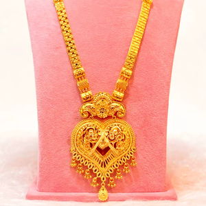 Ensemble de colliers en or plaqué 24 carats pour femmes, bijoux de Dubaï, Comores, Mayotte - Product Image 1