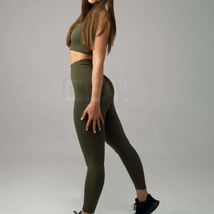 Conjunto de Compresión para Mujer, Tejido Elástico de Soporte, Ropa Deportiva para Gimnasio, Entrenamiento, Fitness, Running - Product Image 4