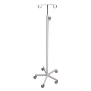 Support de perfusion IV médical en acier inoxydable réglable pour hôpital, support mobile pour bouteille de liquide IV avec roues, hauteur réglable - Product Image 1