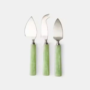 <b>Cheese</b> <b>Knife</b> <b>Set</b> With Tortoiseshell Handle Gold Finish Durable Metal <b>Cheese</b> Tools For Gourmet Serving - Product Image 2