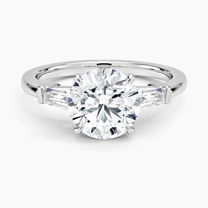 Anillo de Diamantes de Tres Piedras de Plata de Ley 925 de Lujo Personalizado, Joyería Fina Elegante, Regalo de Boda, Compromiso, Aniversario, Atemporal - Product Image 6
