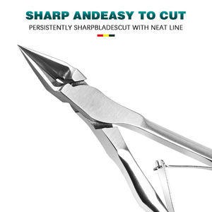 Nouvelles pinces à cuticules professionnelles en acier inoxydable, qualité pakistanaise durable, coupe-ongles pour éliminer les peaux mortes, personnalisation de la marque - Product Image 1