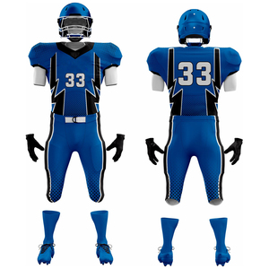 Tenues de football réversibles personnalisées pour adultes – Maillot sublimé double face respirant et à séchage rapide avec ensemble de pantalons cousus pour le tackle - Product Image 2