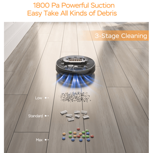 Potente Robot Aspirador 3 en 1 con Función de Fregado, Navegación LDS y Carga Automática, Conexión Wi-Fi - Product Image 4