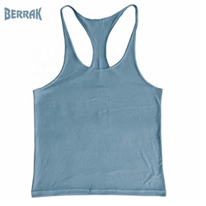 Berrak international Gym Men Muscle Sleeveless Shirt Tank Top Bodybuilding Sport Fitness Workout Vest - Product Image 4
