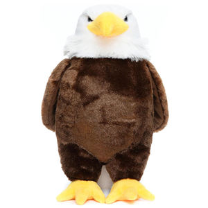 Peluche personnalisable Mini Faucon Aigle, Jouet en peluche doux et moelleux, Aigle américain en peluche pour garçons, filles et enfants, Cadeaux d'anniversaire - Product Image 1