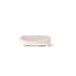 Jabonera de plástico roja de forma rectangular, fácil de limpiar, accesorio de baño a precio de mayoreo. - Product Image 5