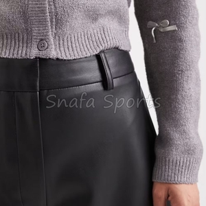 Shorts Deportivos de Cuero para Mujer de Secado Rápido, con Cintura Elástica y Bolsillos, para Entrenamiento Activo, Venta al Por Mayor - Product Image 5
