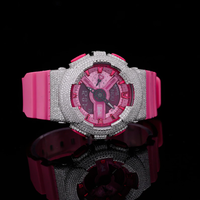 Montre mécanique et à quartz en moissanite de qualité supérieure par Starspire Jewels, résistante à l'eau 3 BAR, style bijou élégant pour femmes