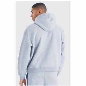 Conjunto de Chándal Cómodo para Hombre, Novedad Otoño 2025, Sudadera con Capucha de Forro Polar Cálido, Colores Lisos - Product Image 5