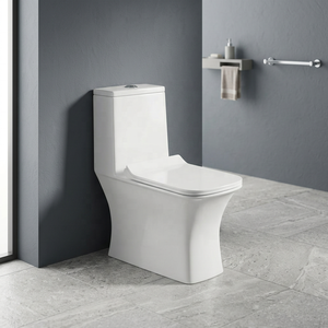 Inodoro de Cerámica de Una Pieza con Diseño de Lujo Dorado y Doble Descarga para Villas Modernas y Proyectos de Baños Comerciales - Product Image 6