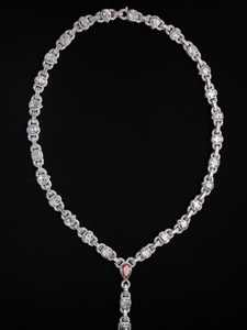 Collar de Cadena con Eslabones de Diamantes Moissanite VVS, Chapado en Oro Blanco sobre Plata de Ley S925, Estilo Hip Hop, con Certificado GRA, para Regalo - Product Image 6