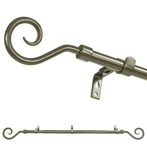 Tringle de penderie métallique tendance, support mural amovible en laiton, finition mate, pour armoire, mobilier, usage domestique et hôtelier - Product Image 4