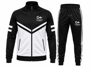 Conjunto Deportivo Goldenwave Enterprises para Hombre, Color Blanco Dorado, con Cierre, Corte Regular, Tejido de Poliéster, para Correr - Product Image 5