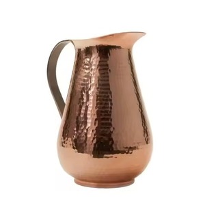 Fine Quality Copper Pitcher Jug Smooth Surface Water Drinkware for Home Kitchen Dining <b>Table</b> Daily Use - Product Image 4
