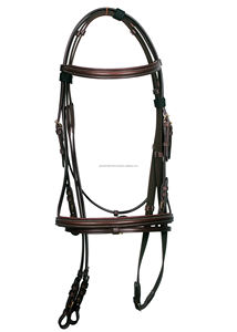 Brida de caballo de cuero, diseño personalizado, fabricante al por mayor - Product Image 6