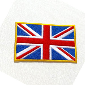 Premium <b>Iron</b>-On <b>Lightweight</b> Durable Embroidered High Quality Flag Patches for Bags Jackets and Caps - Product Image 1
