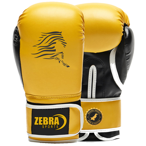 ZEBRA SPORTS Faux Leather Custom Made Unisex Boxing <b>Gloves</b> with Hook and Loop Closure Training 10oz 12oz 14oz 16oz fight <b>gloves</b> - Product Image 5