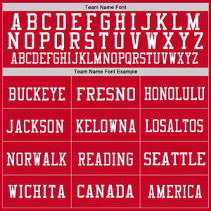 Camiseta de Fútbol Americano Unisex Personalizada, Impresión por Transferencia de Calor, Malla Transpirable, Nombre y Número del Equipo Rojo, Pantalones Cortos - Product Image 3