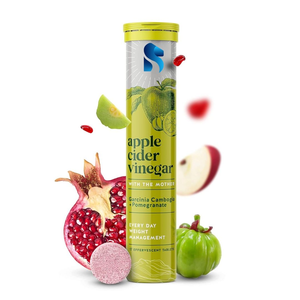 Comprimés effervescents végétaliens pour adolescents adultes formule minceur perte de poids supplément brûle-graisse au cidre de pomme pour femmes enceintes - Product Image 4