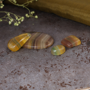 Fluorita Natural Multicolor de Alta Calidad al por Mayor, Cabujón Ovalado, Gema Suelta de Fluorita Arcoíris Semipreciosa para Joyería - Product Image 2