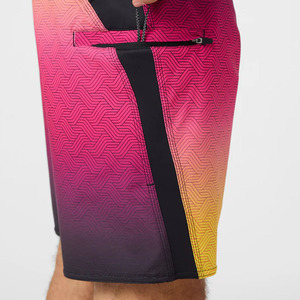 OEM Luxury Custom Men's Boardshorts Private Label <b>Surf</b> and Fishing Shorts with Logo Recycled Solid Pattern Swim Shorts - Product Image 4