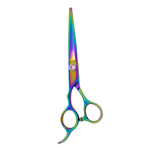 Ciseaux de coiffure multicolores de qualité supérieure avec vis réglable, ciseaux professionnels pour salon de coiffure, ciseaux de coiffage - Product Image 6